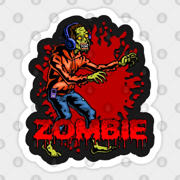 Zombie Music Sticker by RadStar